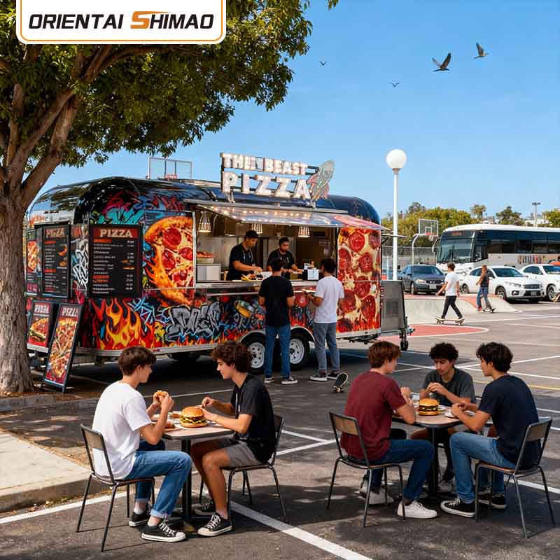 Camion alimentar echipat