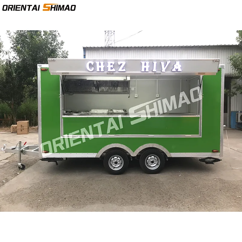 Mini camion cu alimente
